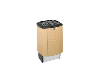 Настенная электрическая печь для бани Harvia Sound M80, цвета шампань (7-12 м3, 8 кВт) (со встроенным пультом управления)